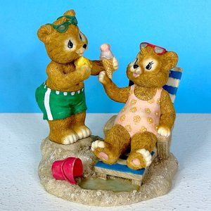 Second Nature Design Bear Seasons Sea Side Bears 4.5" Special Editions Figurine